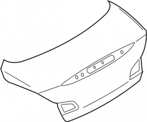 Trunk lid Infiniti G25 G35 G37 4d 06-14