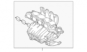 Lexus Hs250h 10-11 intake manifold