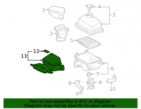 Toyota Camry V50 12-14 USA Air Intake