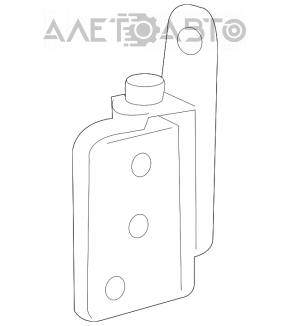 Door hinge lower rear right Mercedes W211