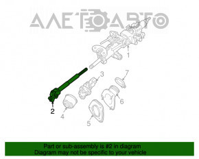 Steering joint Lexus RX300 RX330 RX350 04-09