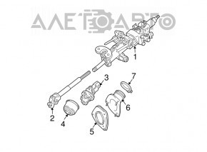 Steering joint Lexus RX300 RX330 RX350 04-09