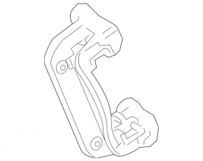Rear left caliper bracket for Lexus CT200h 11-17