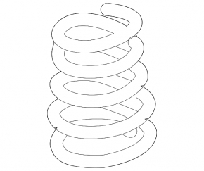 Rear left spring Toyota Avalon 05-12