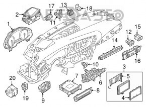 VALET button Audi A6 C7 12-18