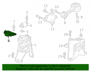 Engine mount bracket right Honda Insight 19-22