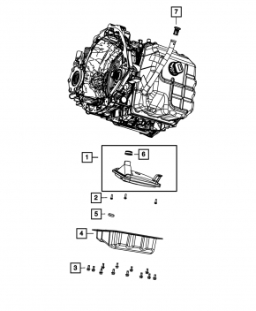 Chrysler 200 11-14 Automatic Transmission Pan
