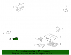 SRS airbag module computer airbags VW Jetta 15-18 USA