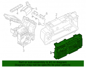 Trunk fuse box BMW 5 G30 17-23