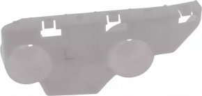 Front bumper mount left wing Nissan Altima 13-15 prerest white
