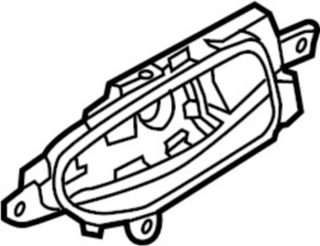 Inner rear right door handle Infiniti JX35 QX60 13-20