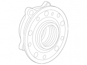Front left wheel hub for Mercedes GLC 16-22 RWD