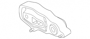 Lower engine mount for Ford Taurus 13-19