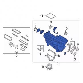 Stove assembly Lincoln MKZ 13-20