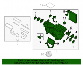 Stove assembly Lincoln MKZ 13-20