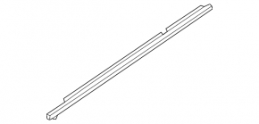 Door-glass molding, center rear right, Mazda CX-5 13-16