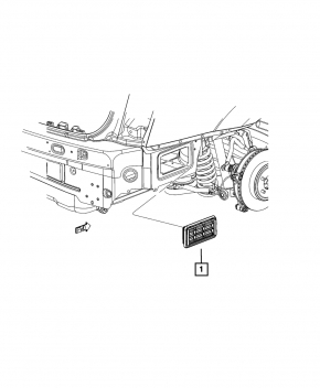 Ventilation shield left Dodge Dart 13-16