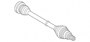 Front left half-shaft drive Audi A3 8V 18-20 2.0T, 7-speed automatic transmission