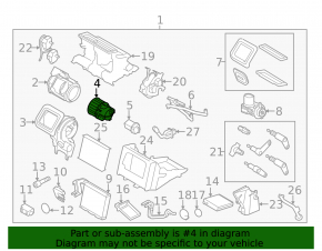 Volvo S60 11-18 Heater Fan Motor