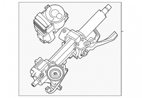 Steering column Hyundai Sonata 20-23 under the Start-Stop button
