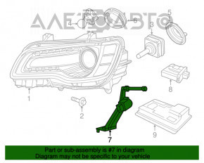 Front Body Tilt Sensor Chrysler 300 11-17
