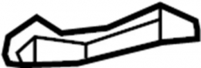 Front bumper mount left Infiniti G25 G35 G37 4d 07-14