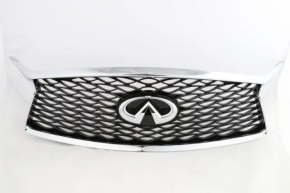 Radiator grill grill Infiniti QX30 17-18 black gloss
