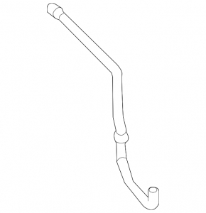 Rear row heater pipes BMW X7 G07 19-23 3.0T part 4, complete