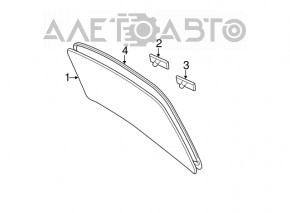 Toyota Camry V40 rear window