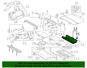 Rear trunk tray Lexus RX300 RX330 RX350 RX400h 04-09 scratches