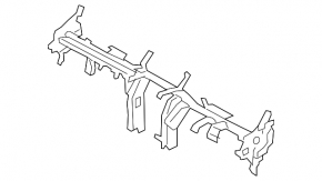 Under-torpedo pipe reinforcement Subaru XV Crosstrek 13-17