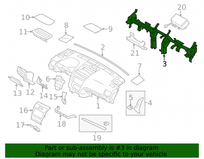 Under-torpedo pipe reinforcement Subaru XV Crosstrek 13-17