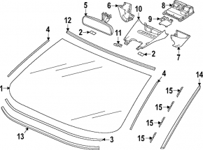 Interior mirror Honda Accord 23 - auto-dimming