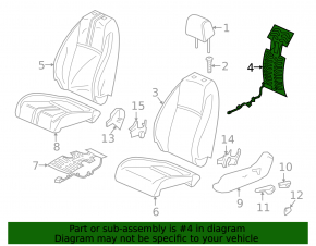 Heated Driver's Seat Honda CRV 23-