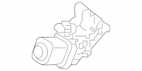 Rear left window lift motor Hyundai Tucson 16-21