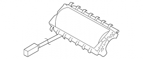 Airbag passenger in the dashboard Subaru Impreza WRX GH 08-14