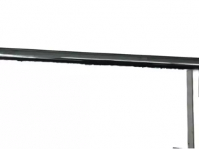 Molding door-glass central front left Ford Fiesta 11-19 chrome