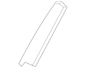 Lincoln MKZ 13-20 front right side door trim