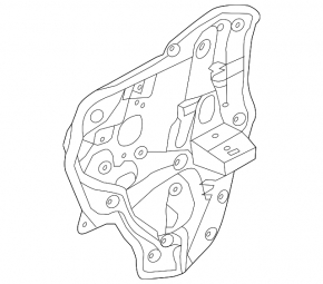 Window lift panel rear right Mazda 6 13-21