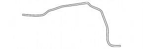 Rear left panoramic drainage tube Mazda 6 14-21