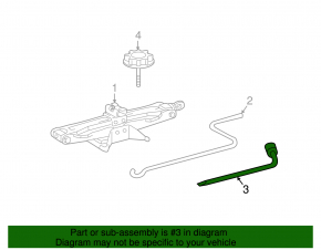 Wheel spanner Lexus RX350 RX450h 10-15