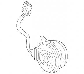 Right cooling fan motor for Honda CRZ 11-16