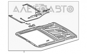 Mercedes W211 sunroof assembly