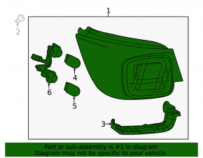 Light outer wing left Chevrolet Malibu 13-15 halogen