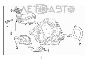 Chevrolet Volt 16- Master Brake Cylinder Assembly