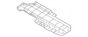 Upper radiator deflector Hyundai Tucson 22-25 1.6T HEV