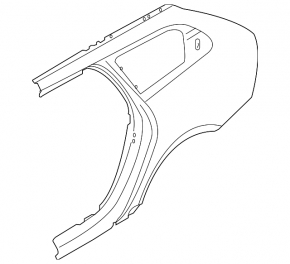 Quarter wing rear right Volvo V90 17-22 usa