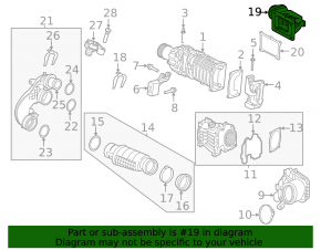 Volvo XC60 22-25 B5 Upper Air Resonator
