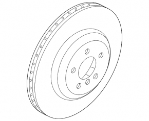 Front left brake disc BMW 4 G22 G26 21-25 348mm