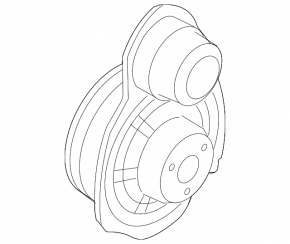 Front left door speaker for VW CC 08-17
